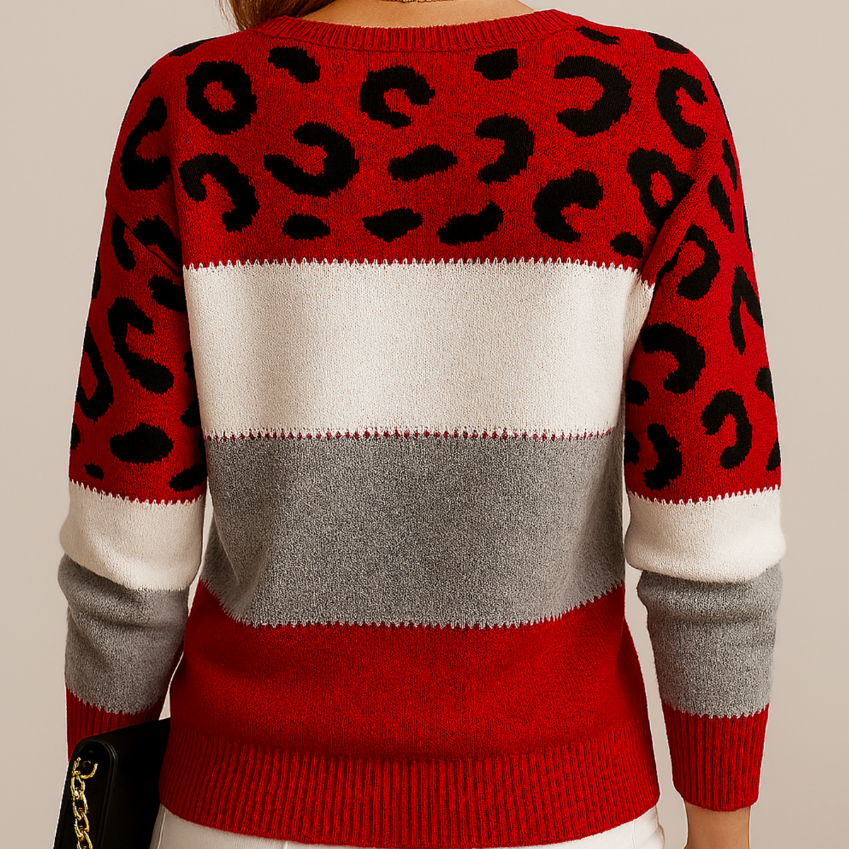 Kim | Leopard Print Casual Sweater