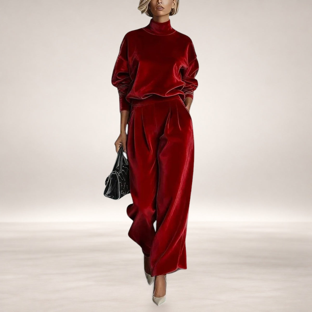 Evangeline Contemporary Set in Red