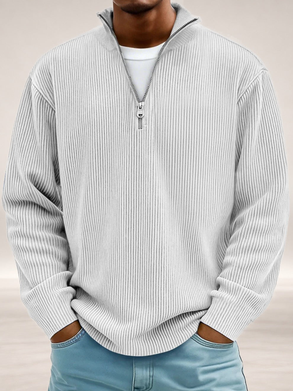 Grayson in White