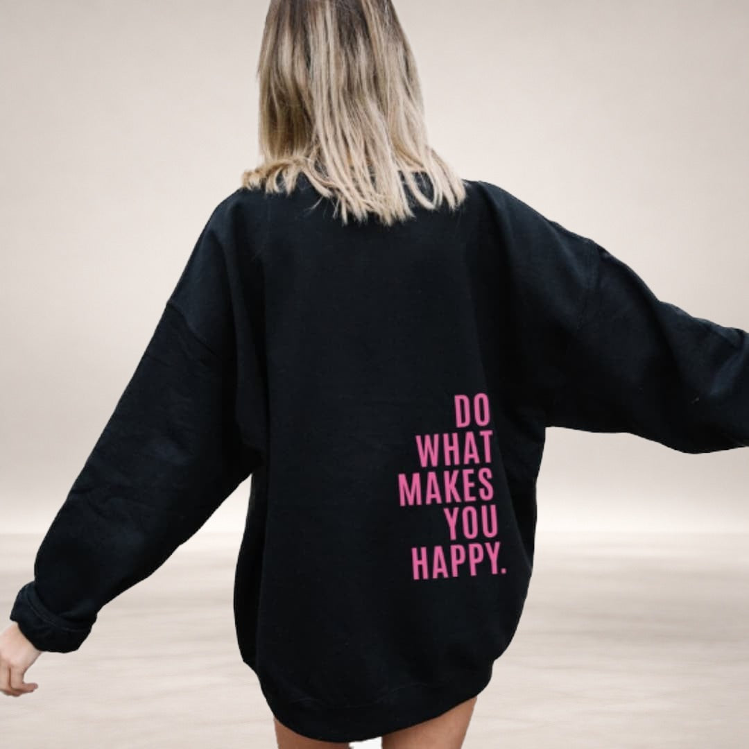 Jessi – Oversized Hoodie in Black