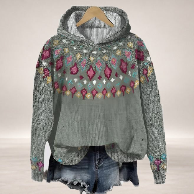 Jules – Warm Nordic Hoodie in Gray