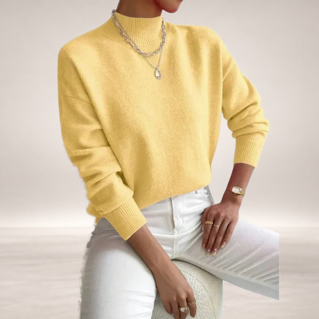 Sammie – Classic Sweater for Everyday Comfort in Yellow