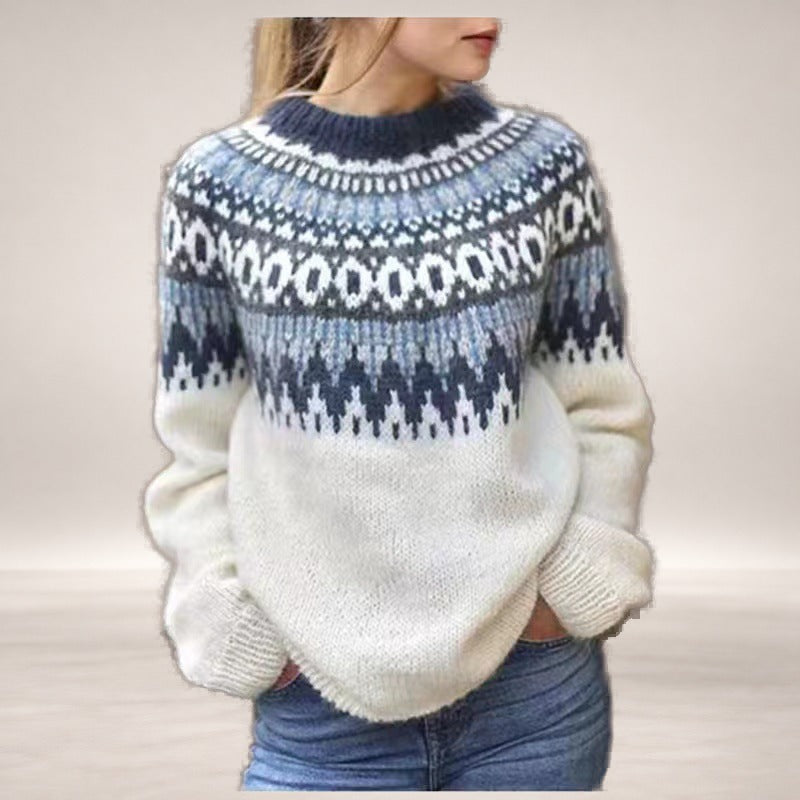 Shelia – Knit Sweater in White